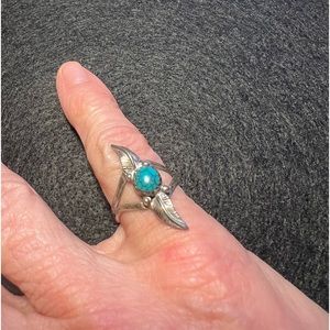 Sterling with turquoise ring